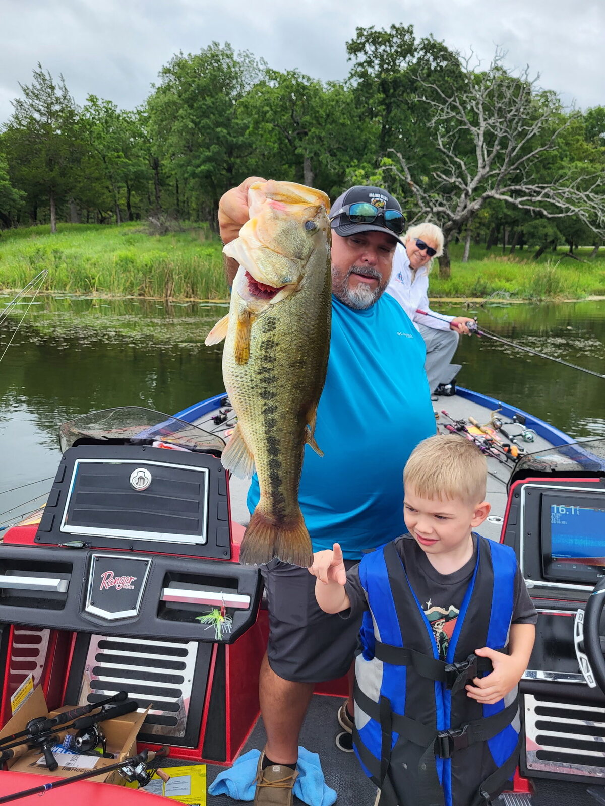 A guest's catch with Jimmy