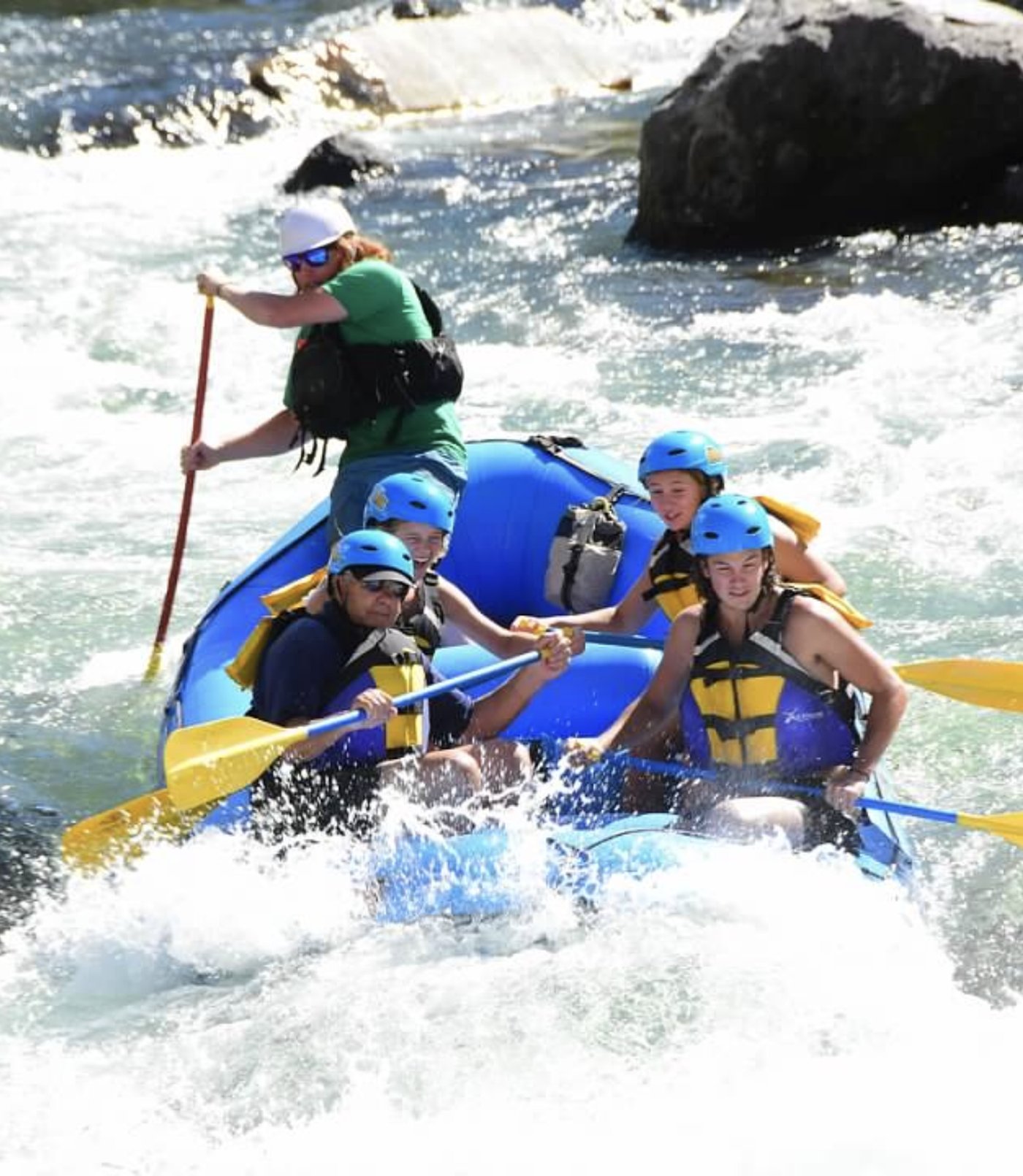 Whitewater rafting